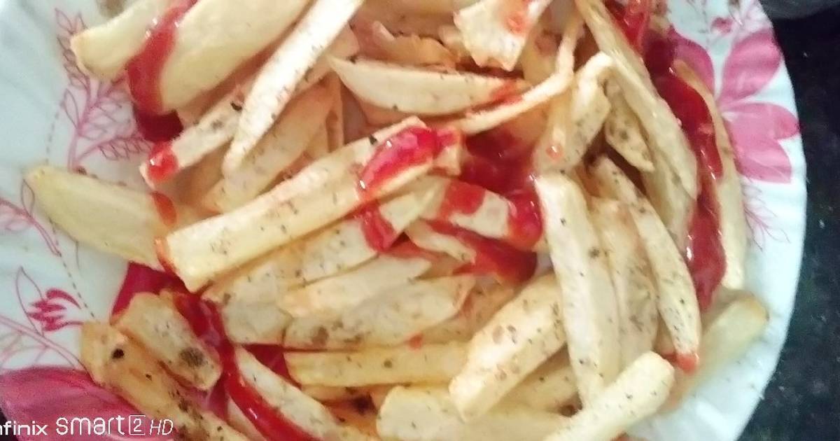 Garlic Fries Recipe By Shazia Shakir Cookpad