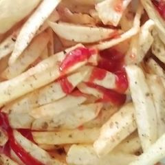 A picture of Garlic fries.