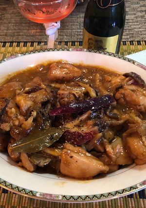 A picture of Chicken with Mango.