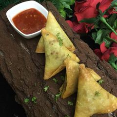 A picture of Beef samosay #cookpadramadan.
