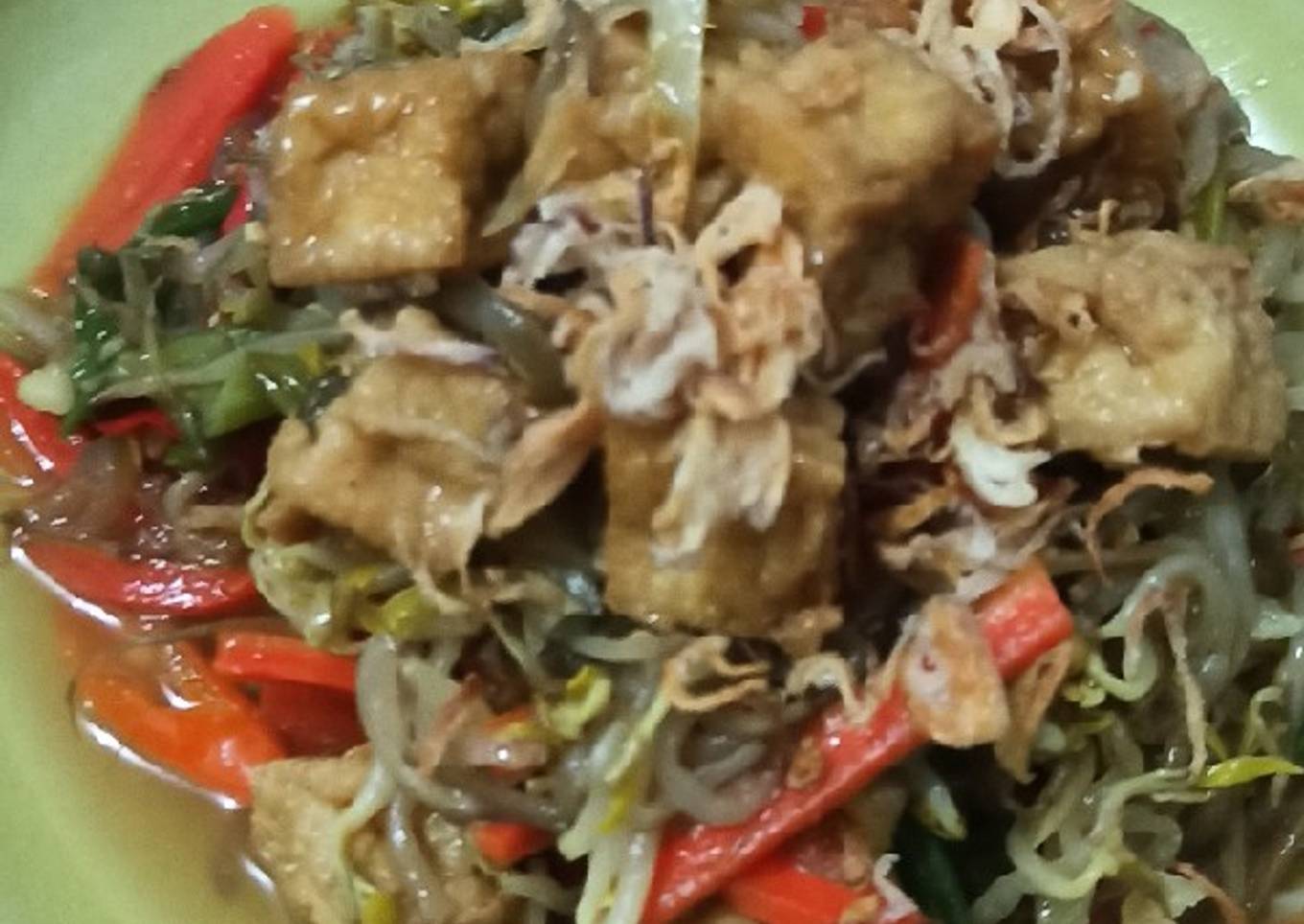 Tumis Tahu Taoge Wortel