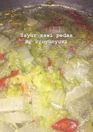 Foto resep Sayur sawi pedas