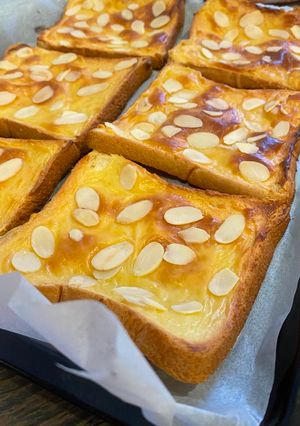 Foto resep Almond cheese toast