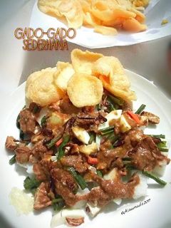 Foto resep Gado-Gado Sederhana with lontong rice cooker