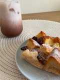 Strawberry Condensed Milk Bread Pudding
