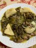 Νηστίσιμο Πρασοσέλινο με Μανιτάρια (Vegan Celery with Leeks, Mushrooms & Celeriac)