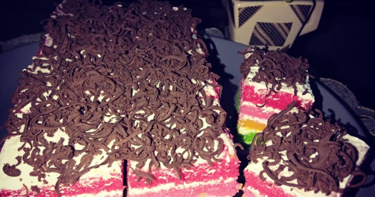 Resep Rainbow cake Ny.liem oleh d'la Cookpad