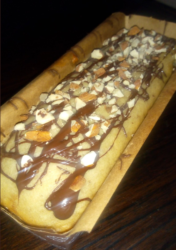 Una foto de Budín de banana vegano