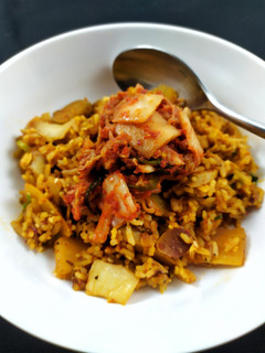 Foto resep Nasi Goreng Kimchi Sosis