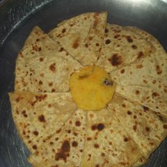 A picture of Aalu ka paratha.
