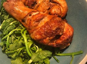 Hình của món Đùi gà nướng ngũ vị hương - Air fryer.