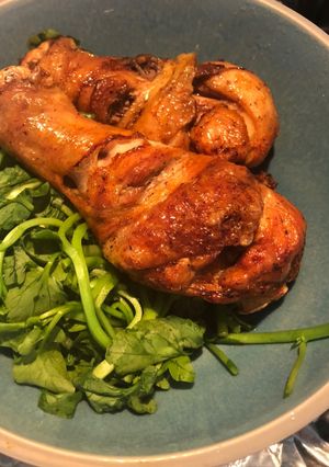 Hình của món Đùi gà nướng ngũ vị hương - Air fryer.