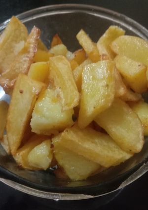 A picture of Aloo fry.