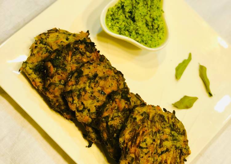 Recipe of Speedy Curried carrot &amp; zucchini fritters