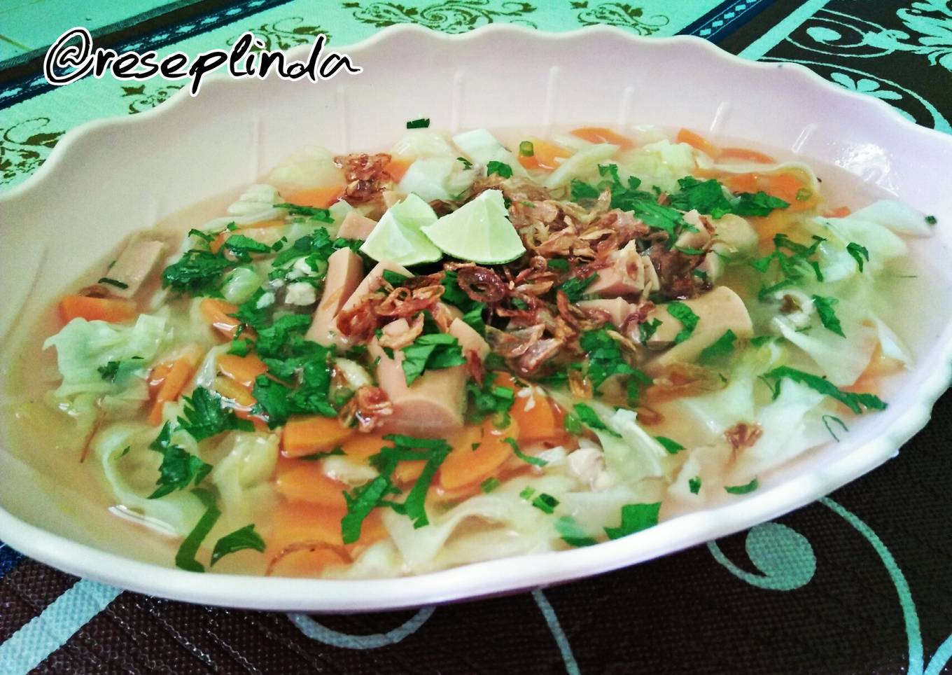 Sup sayur sederhana