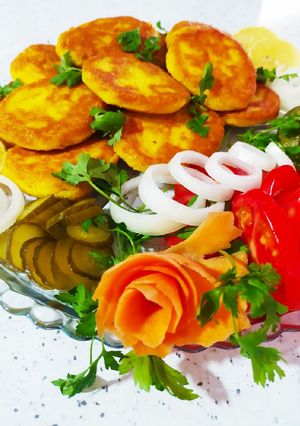 عکسی از دستور کوکوی سیب زمینی