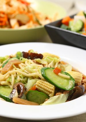 什錦素炒麵 的食譜成品照片