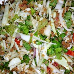 A picture of Unique and simple way of making kwadon salad with cabbage.