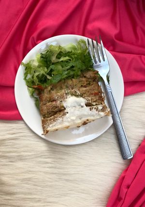 صورة لوصفة كيكة التوست والتونه 🥪