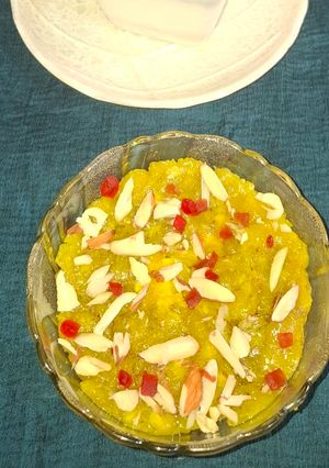 A picture of Banana Halwa.