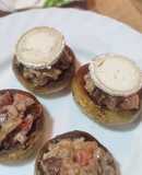 Champiñones rellenos