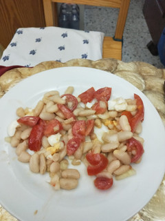 Una foto de Ensalada fría de Judías Blancas