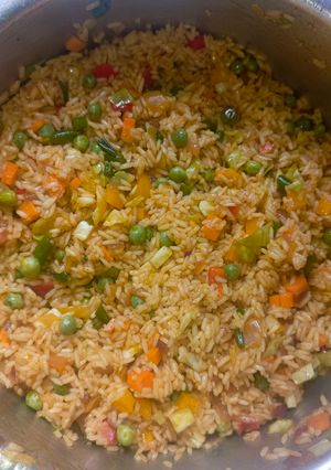 A picture of Vegetable Fried Rice.