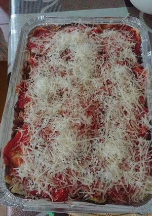 Foto di Lasagne di Carasau con melanzane e zucchine