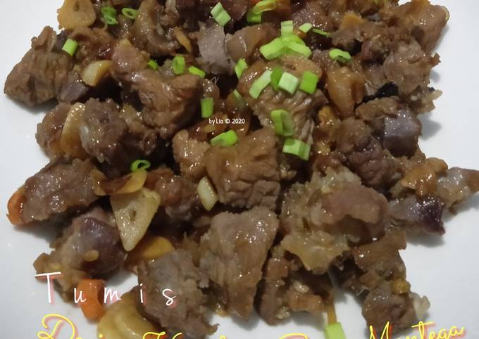 Tumis Daging Kambing Saus Mentega