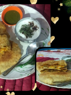 मुगलई पराठा(muglai paratha recipe in hindi) रेसिपी मुख्य फोटो