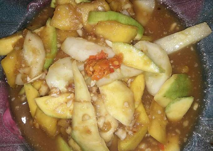 Resep Rujak Buah Segar Oleh Bebby Cookpad 