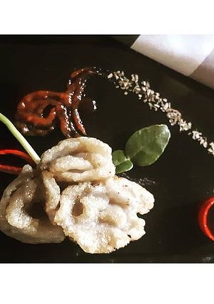 Foto resep Pempek bentuk Mawar (Trik)