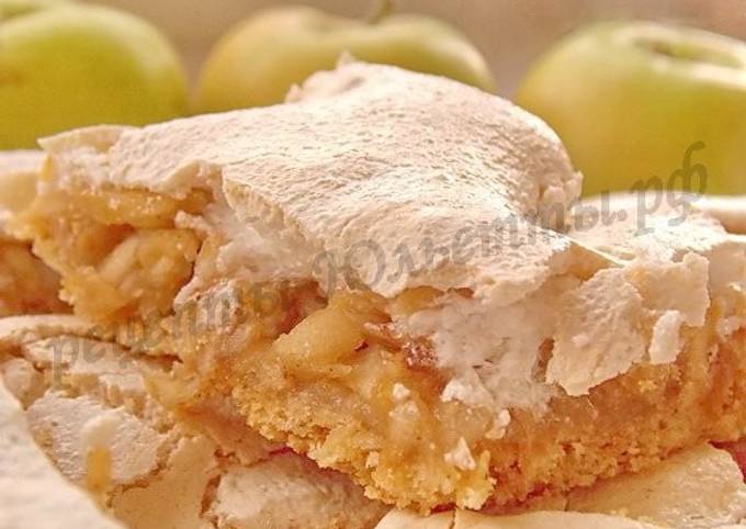 Яблочный Пирог Песочное Тесто Фото