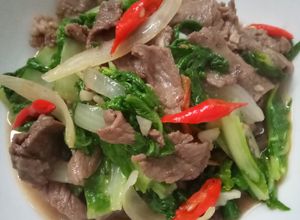 Foto resep Sawi Samhong Tumis Daging