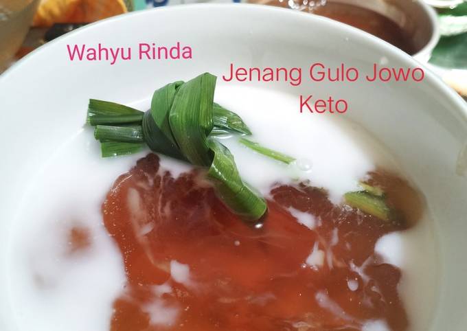 Resep Jenang/bubur gulo jowo keto/debm oleh Wahyu Rinda - Cookpad