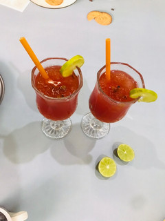 A picture of Mixed Fruit Water melon Juice.