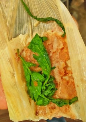 Una foto de Tamales de frijol