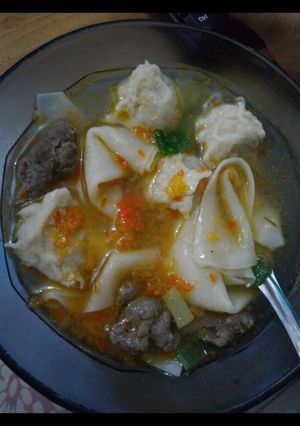 Foto resep Sup pangsit lezatos