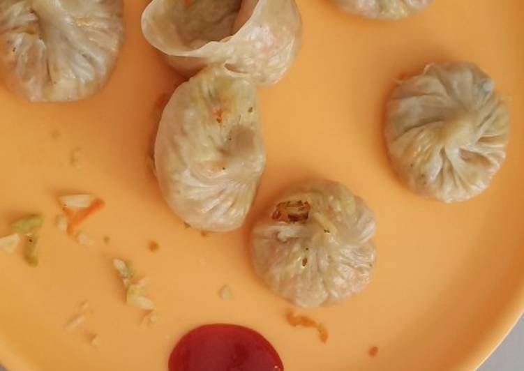 Simple Way to Prepare Homemade Veg Momos