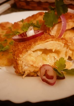 Csermajori töltött csirkemell recept fotója