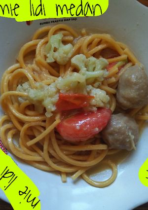 Foto resep Mie lidi medan