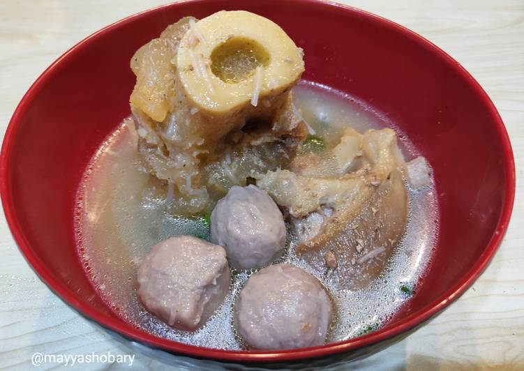 Siap Saji Kuah Bakso (Rahasia Pedagang) Nikmat Lezat