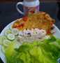 Langkah Mudah untuk Membuat Omlete bihun,tahu kukus,letuce dan timun(makan siang) yang Menggugah Selera