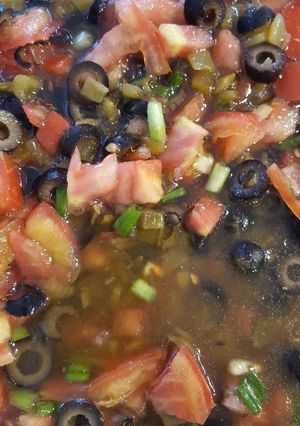 A picture of Olive Salsa Dip.