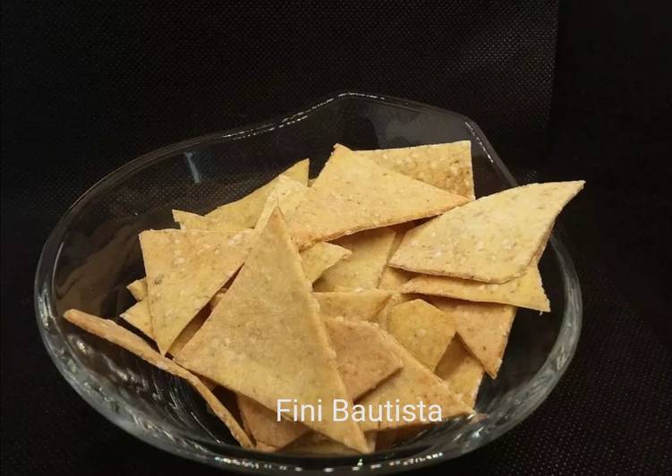 Crackers con sésamo sin gluten