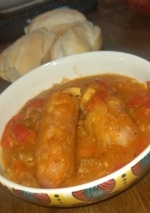 Una foto de Chorizo a la pomarola 🥫♡