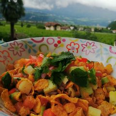 Corn flakes bhel A picture of Corn flakes bhel.