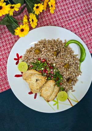 عکسی از دستور میگو سوخاری فلت 