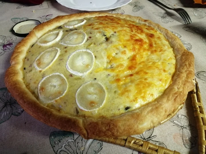 Cómo Hacer Quiche de coliflor, champiñón y jamón  que Delicioso