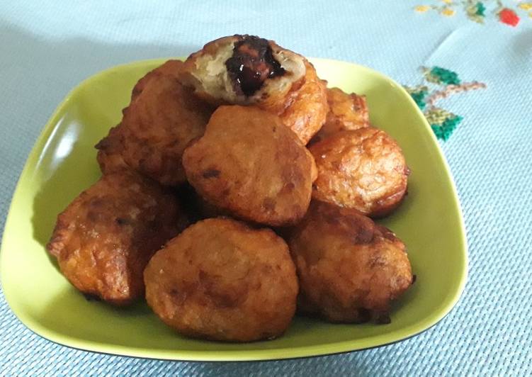 Cara Mudah LezatBanana chocolate balls